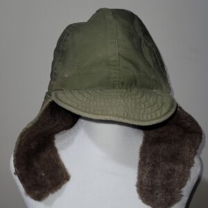 Olive Green Trapper Hat